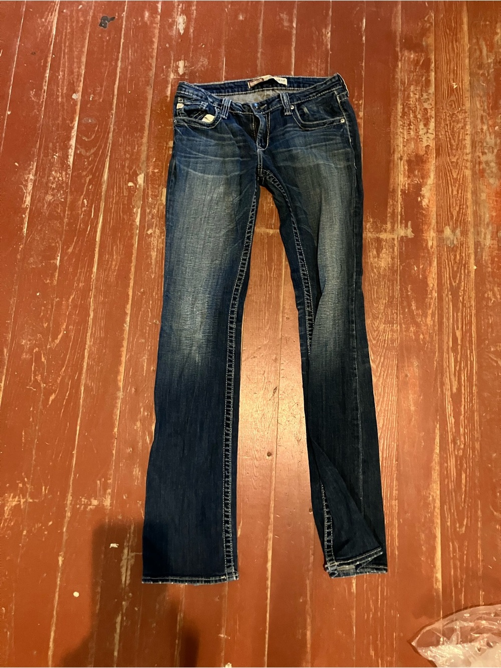 Big Star Women’s Dark Wash Straight-Leg Jeans